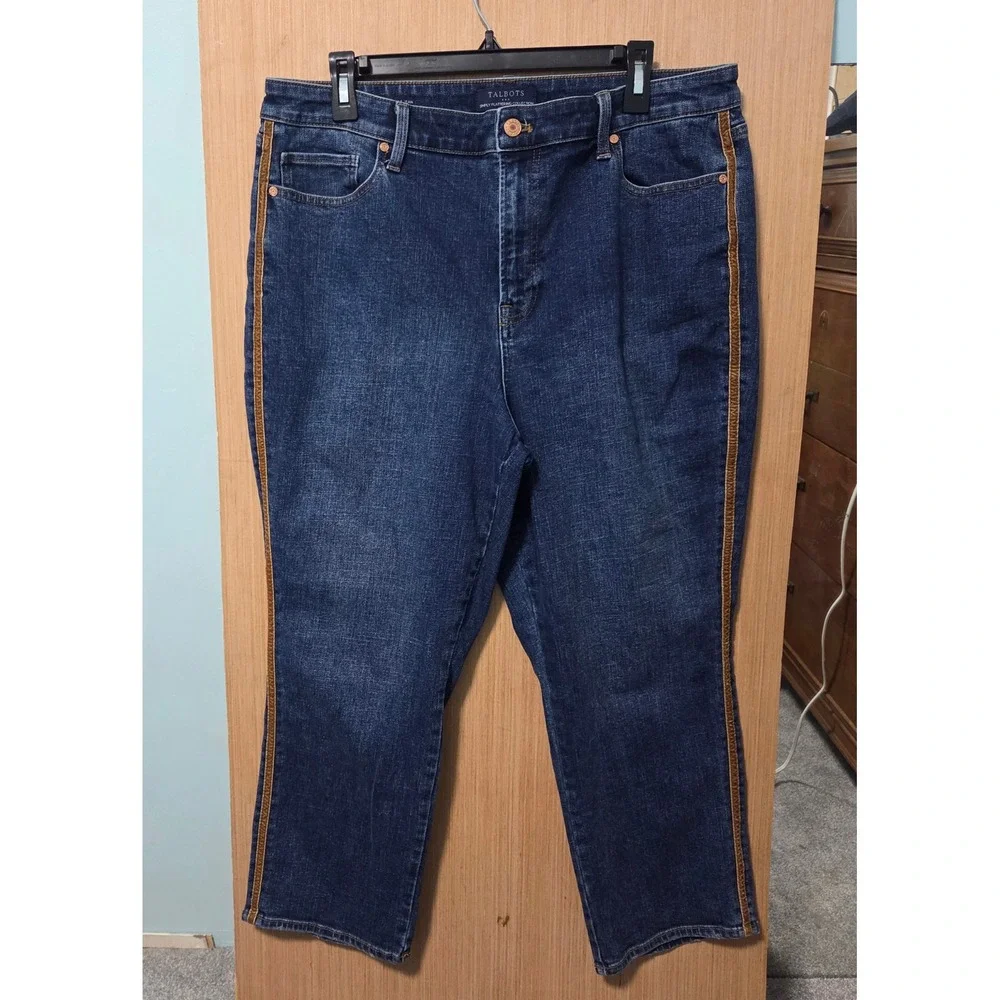 Talbots 16P Simply Flattering Collection Women's Jeans High Waist Modern‎ Ankle